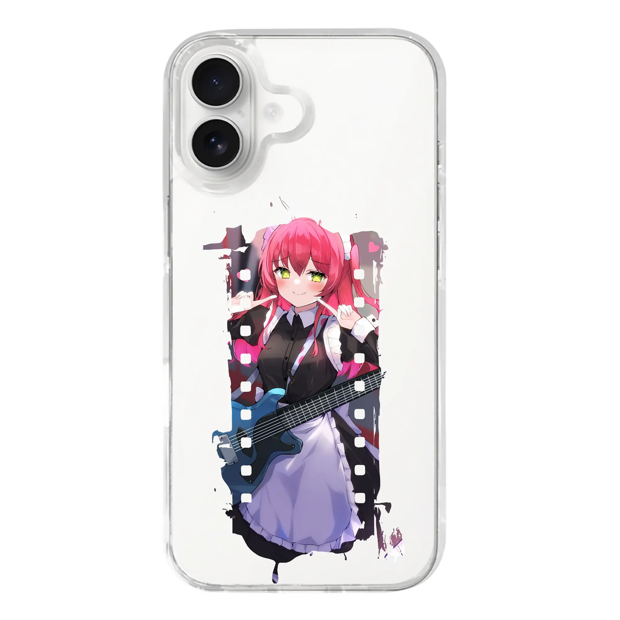 ぼっちざろっく！ グッズ,喜多郁代 - iPhone 17シリーズ 透明スマホケース – 薄型・耐衝撃・精密フィット保護カバー